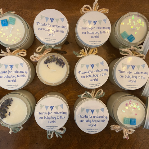 Party Customized Giveaway Candle - Hyggeh