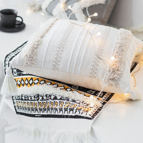 Tufted Moroccan Pillow Cover