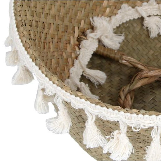 Potted Woven Storage Blank Basket