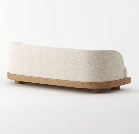 The Nordic Elegance Three-Seat Sofa