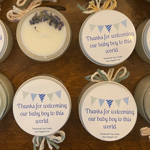 Party Customized Giveaway Candle - Hyggeh