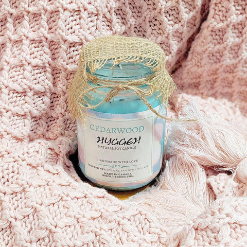 Cedar wood Hyggeh soy candle - Hyggeh