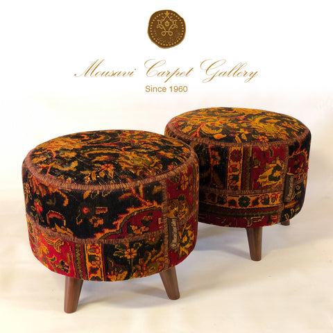 Handmade Pouf Ottoman Set - Hyggeh