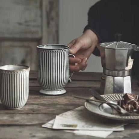 Anthro-hyggeh ceramic tableware mug - Hyggeh