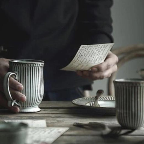 Anthro-hyggeh ceramic tableware mug - Hyggeh