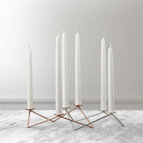 Geometric Christmas Candle Holder - Hyggeh