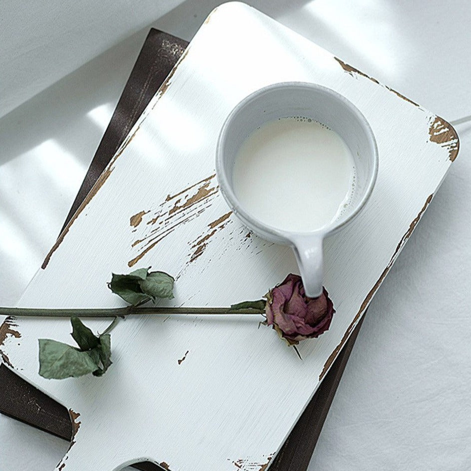 Retro Pastoral Wood Storage Tray - Hyggeh