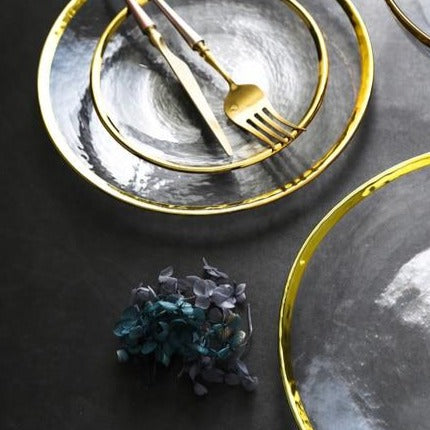 Hand-gilded European Glass Tableware - Hyggeh