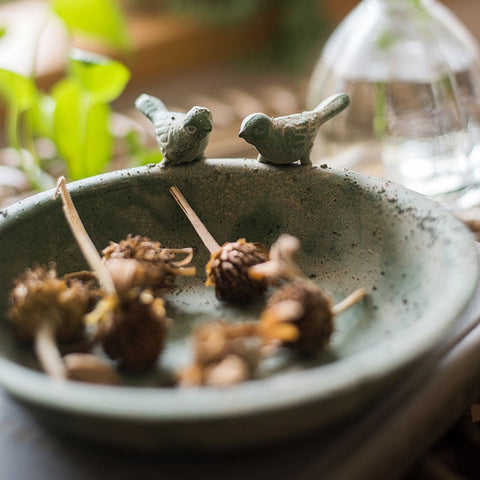 Metal Antique Vintage Storage Bird Tray - Hyggeh