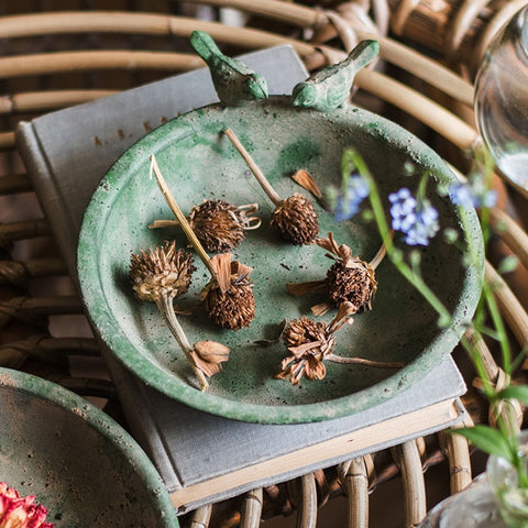 Metal Antique Vintage Storage Bird Tray - Hyggeh