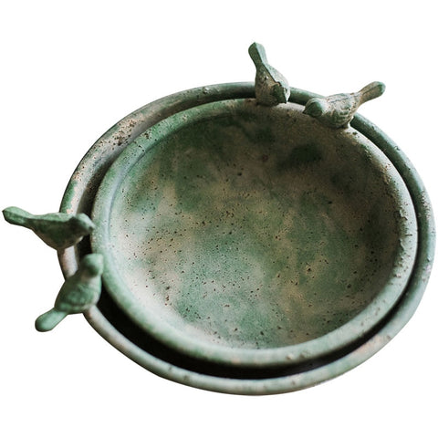 Metal Antique Vintage Storage Bird Tray - Hyggeh