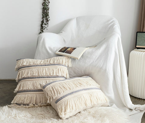 Fringe Linen Pillow
