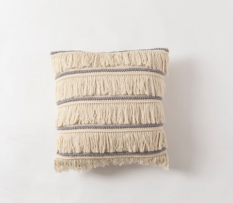 Fringe Linen Pillow