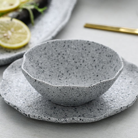Pattern Ceramic Food Plate Tableware Dinner - Hyggeh