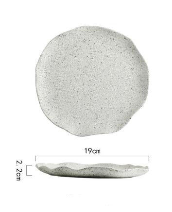 Pattern Ceramic Food Plate Tableware Dinner - Hyggeh