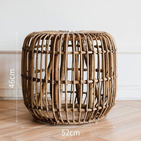 Southeast Asian style natural rattan coffee table - Hyggeh