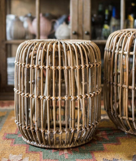 Southeast Asian style natural rattan coffee table - Hyggeh