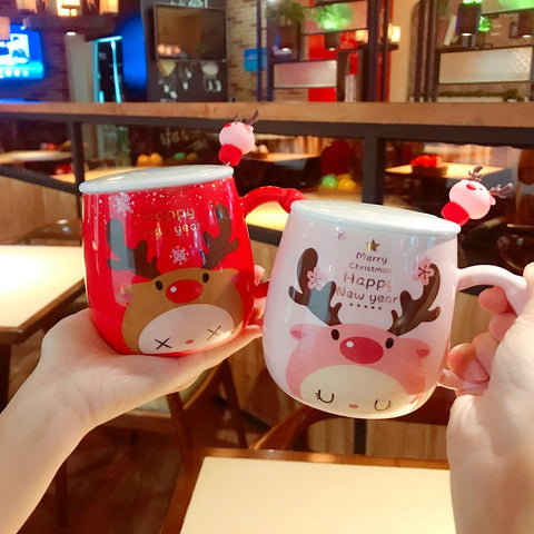 Merry Christmas Novelty Creative Ceramic MUG - Hyggeh