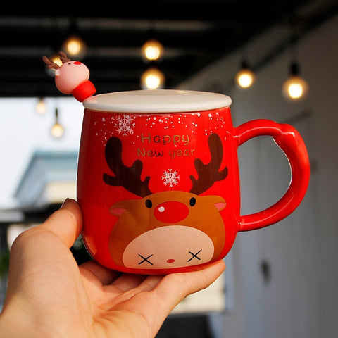 Merry Christmas Novelty Creative Ceramic MUG - Hyggeh