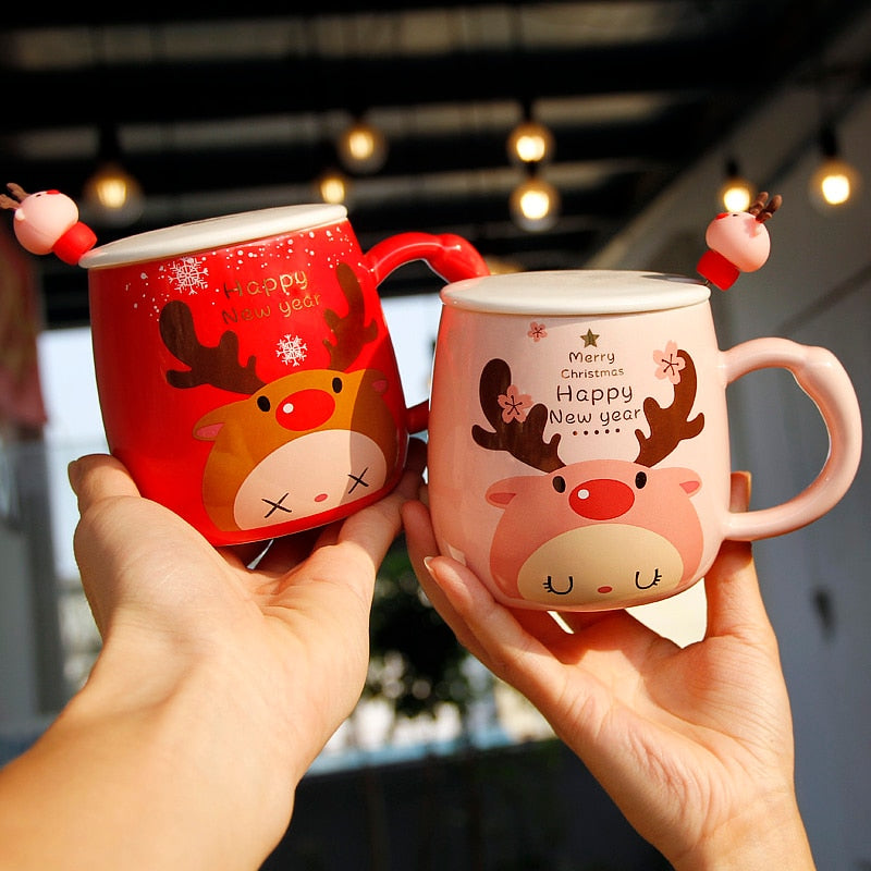 Merry Christmas Novelty Creative Ceramic MUG - Hyggeh