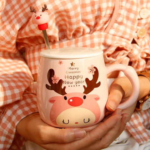 Merry Christmas Novelty Creative Ceramic MUG - Hyggeh