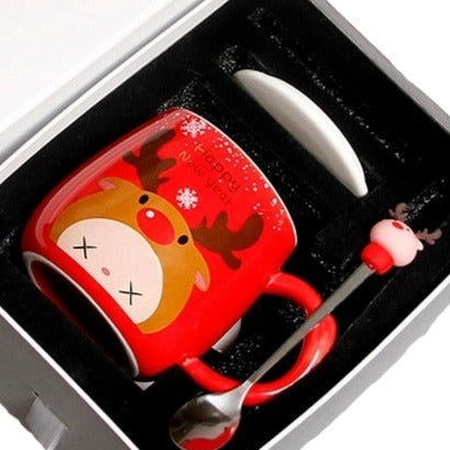 Merry Christmas Novelty Creative Ceramic MUG - Hyggeh