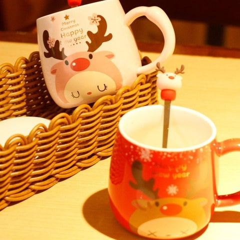 Merry Christmas Novelty Creative Ceramic MUG - Hyggeh