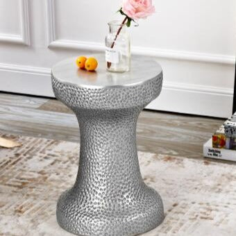 l-shape Small Silver Nordic Coffee Table - Hyggeh