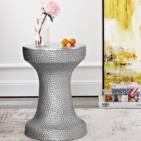 l-shape Small Silver Nordic Coffee Table - Hyggeh