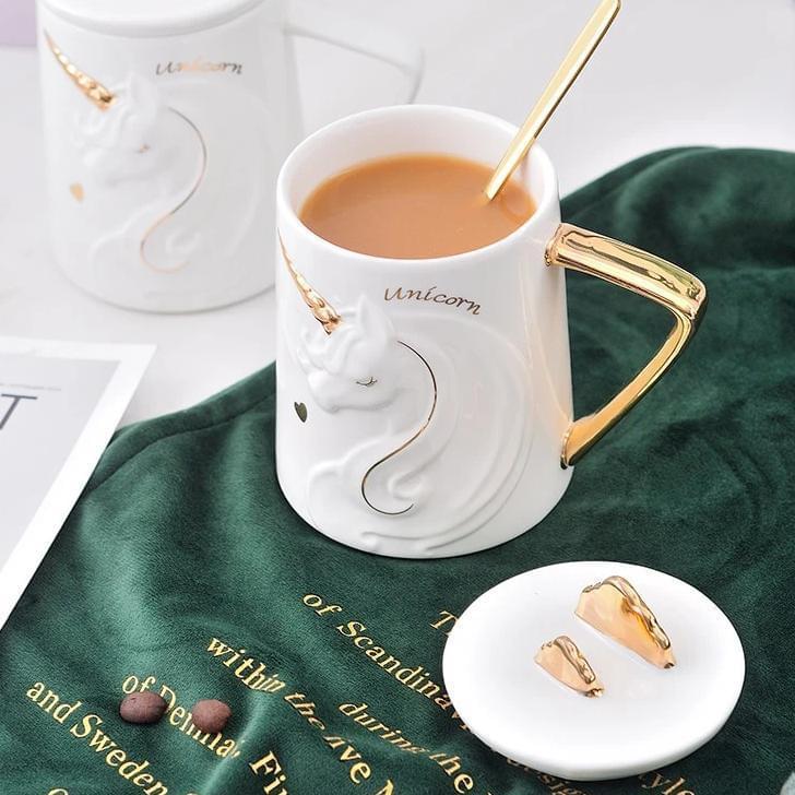 Cartoon Ceramic Cup Unicorn - Hyggeh