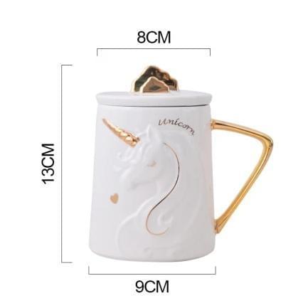 Cartoon Ceramic Cup Unicorn - Hyggeh