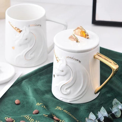 Cartoon Ceramic Cup Unicorn - Hyggeh