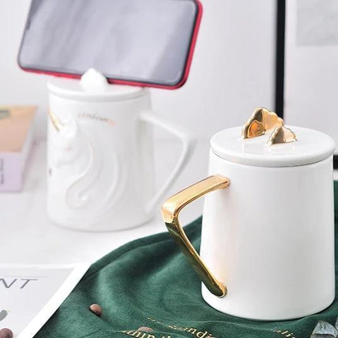 Cartoon Ceramic Cup Unicorn - Hyggeh