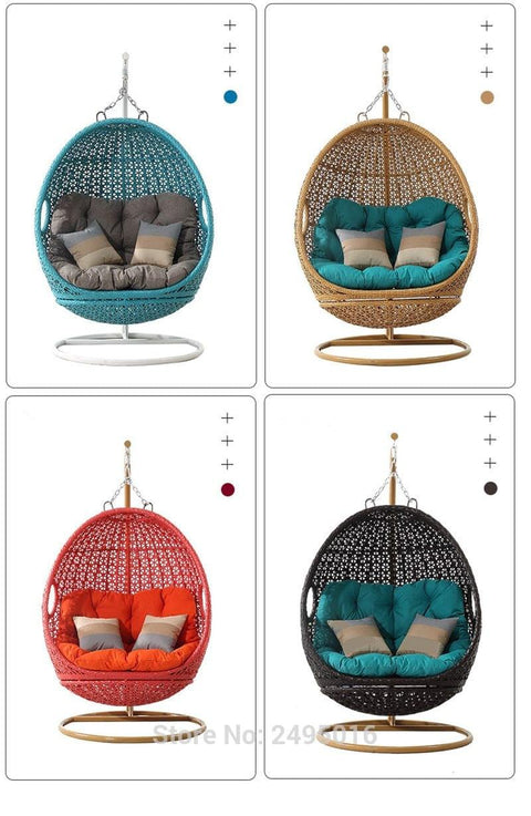 Hyggeh Espresso Hanging Egg Chair - Hyggeh