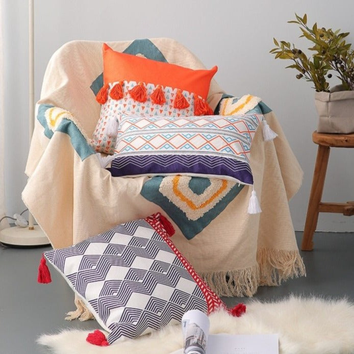 Moroccan Ethnic Luxury Wool Cushion - Hyggeh