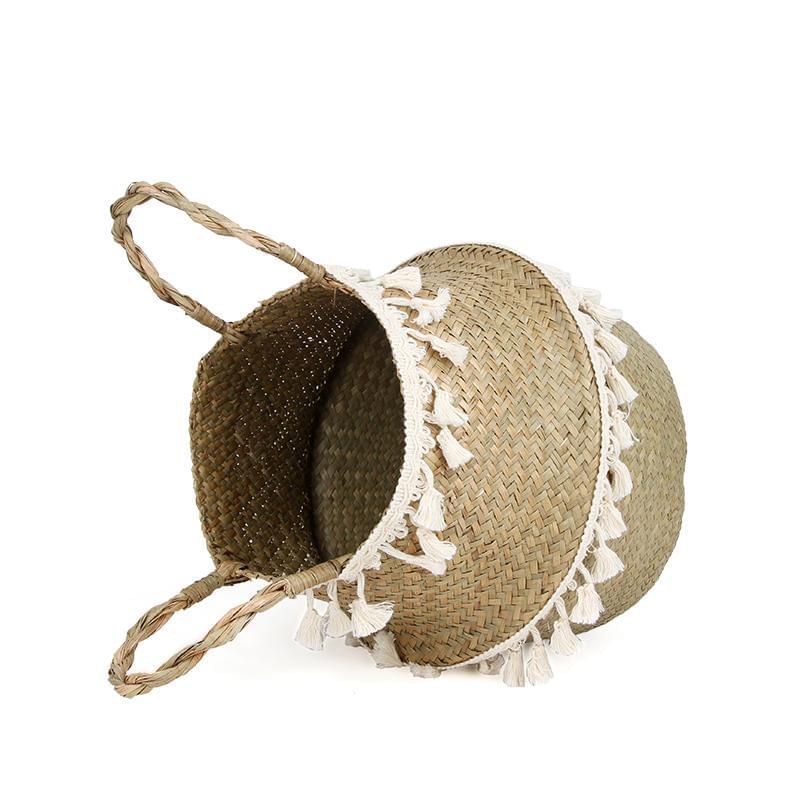 Vase Potted Woven Storage Basket - Hyggeh