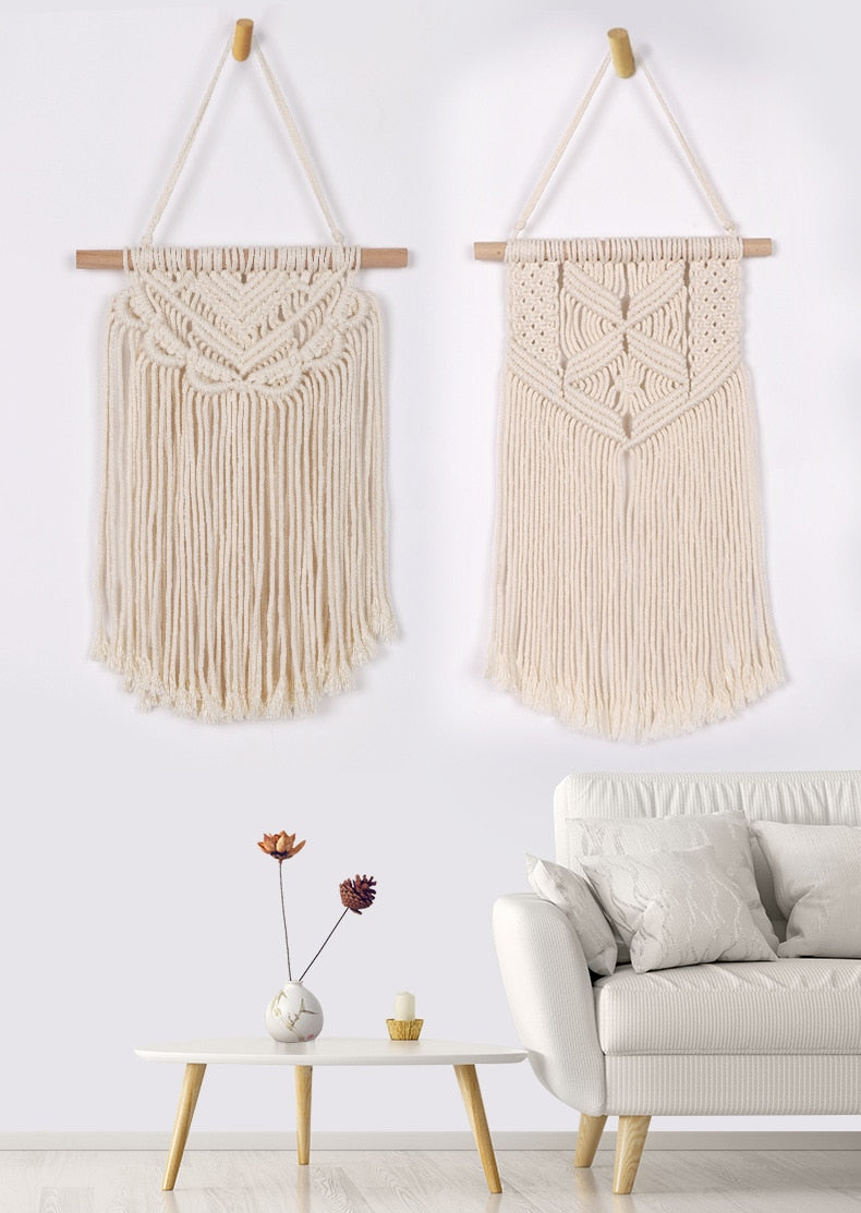 Macrame Wall Tapestry Hanging Boho - Hyggeh
