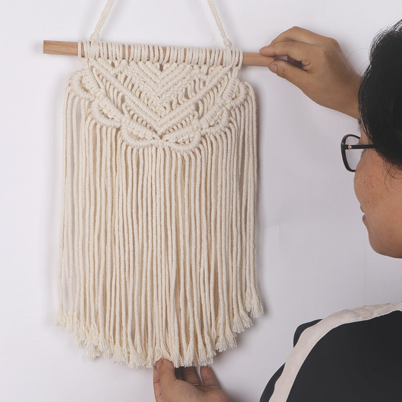 Macrame Wall Tapestry Hanging Boho - Hyggeh