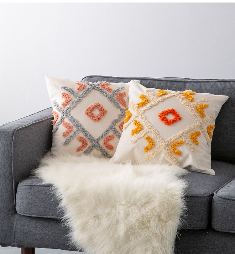 Moroccan Ethnic Luxury Wool Cushion - Hyggeh