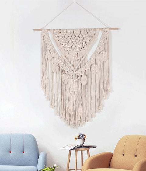 Macrame Bohemian Chic Handicrafts Woven Tapestry Wall Hanging - Hyggeh