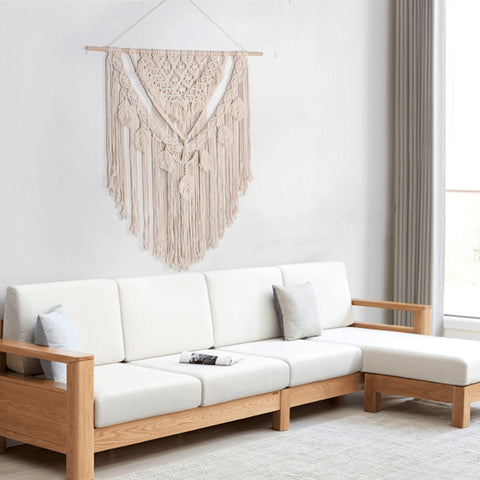 Macrame Bohemian Chic Handicrafts Woven Tapestry Wall Hanging - Hyggeh