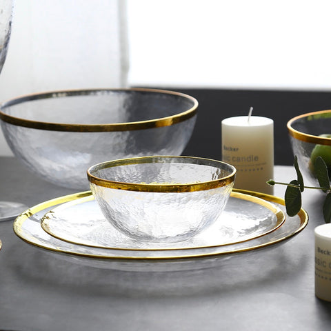 Hand-gilded European Glass Tableware - Hyggeh