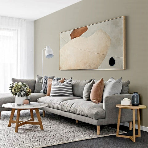 Minimalist Contemporary Art Handmade Abstract Painting - Hyggeh