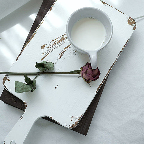 Retro Pastoral Wood Storage Tray - Hyggeh