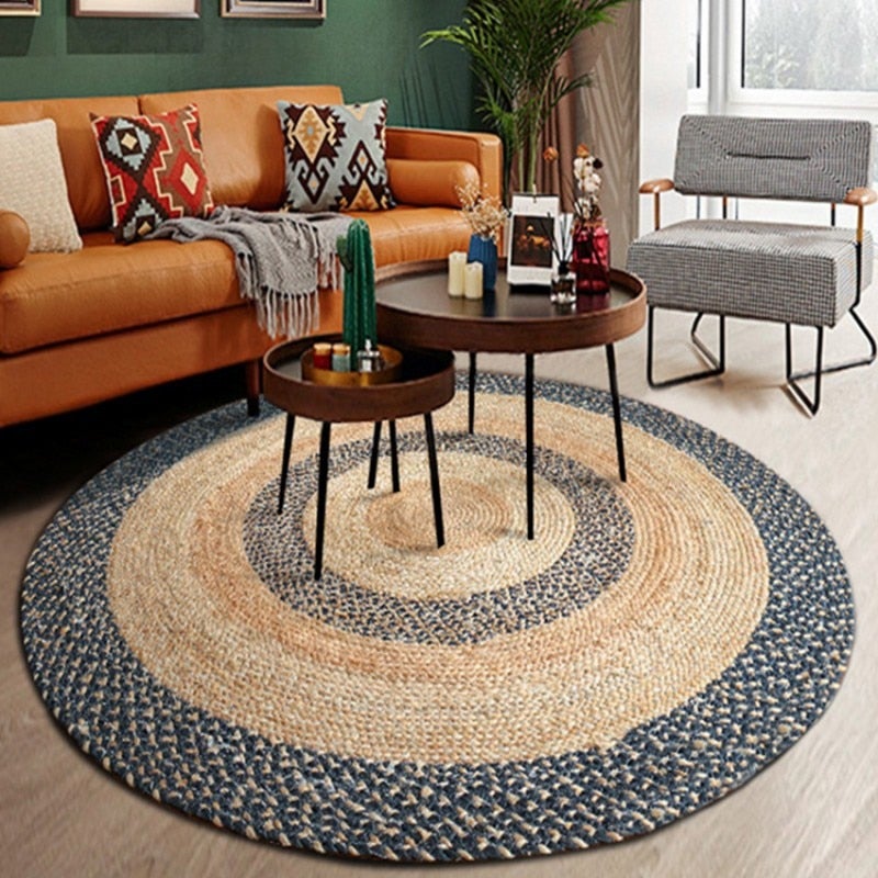 Kuba Round Jute Rug
