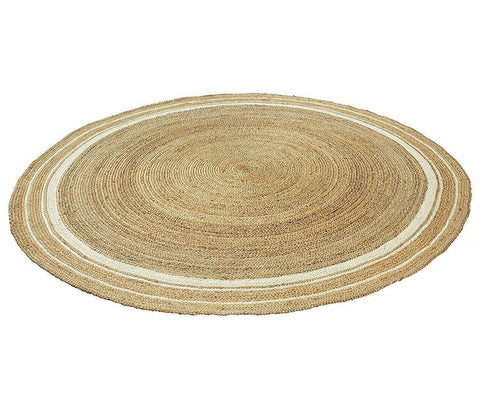 Jute Beige Round Rugs