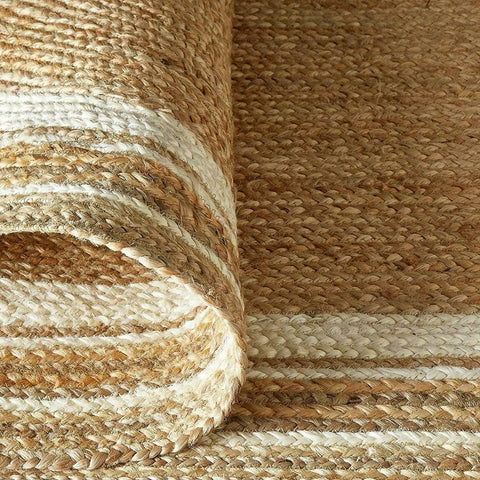 Jute Beige Round Rugs