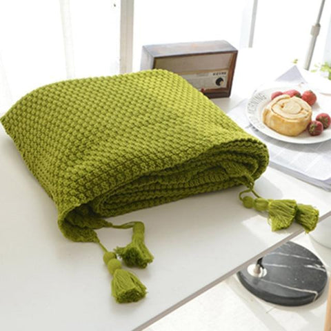 EnganDam Cotton Handmade Throw Blanket - Hyggeh