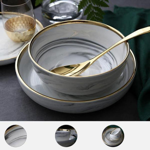 Stone-Style Ceramic Bowl - Hyggeh