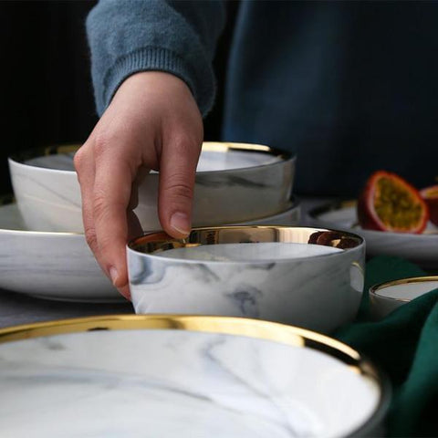 Stone-Style Ceramic Bowl - Hyggeh